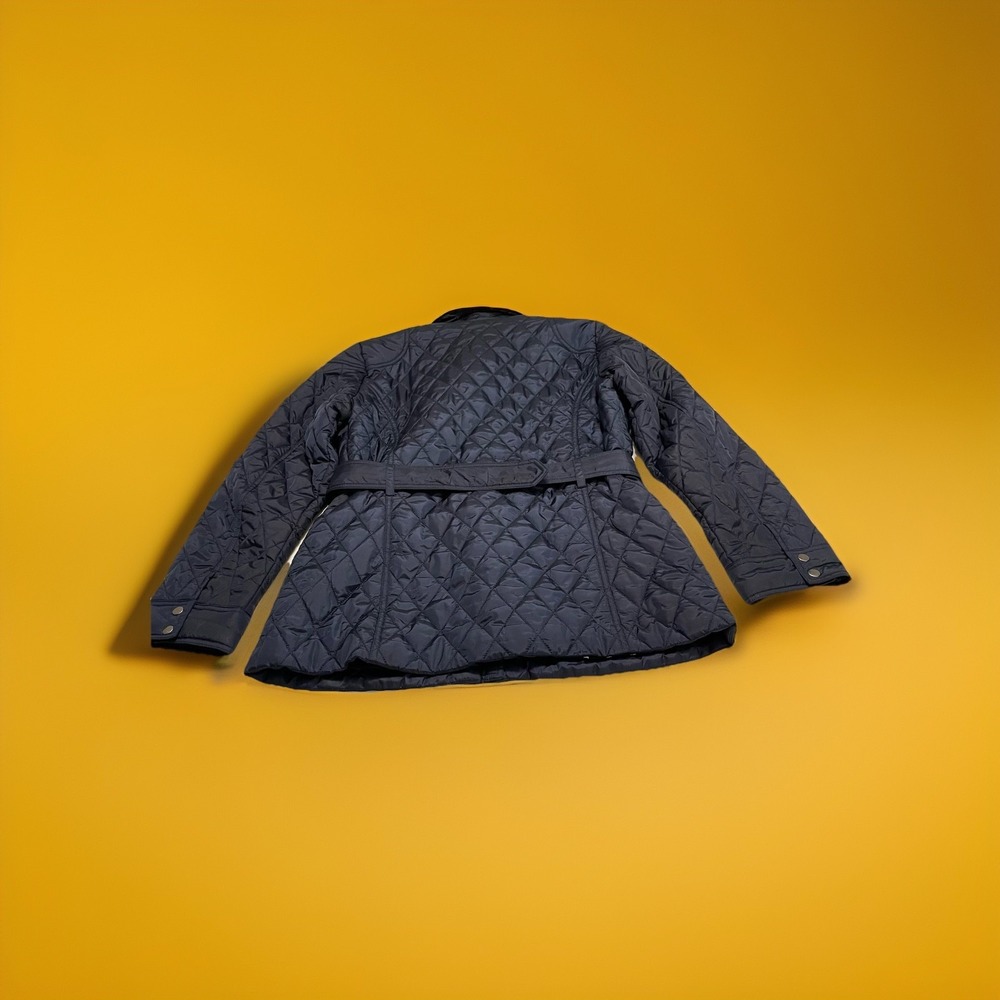 NWOT!‎ Banana Republic Women Quilted Field Jacket Navy Blue Size Large - Picture 3 of 5